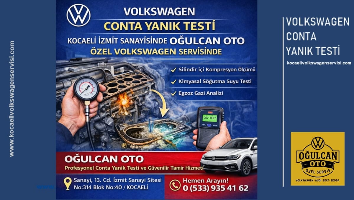 Volkswagen Conta Yanık Testi Kocaeli İzmit Sanayisinde